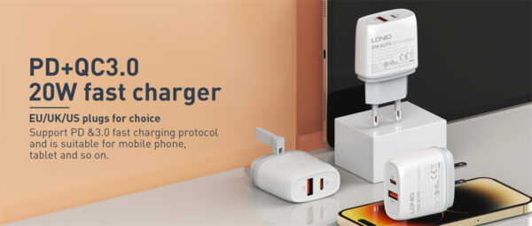 20W PD+QC3.0 Fast Charger Q229