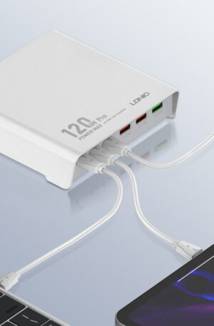 120W Multi-ports Desktop Charging Station Q605
